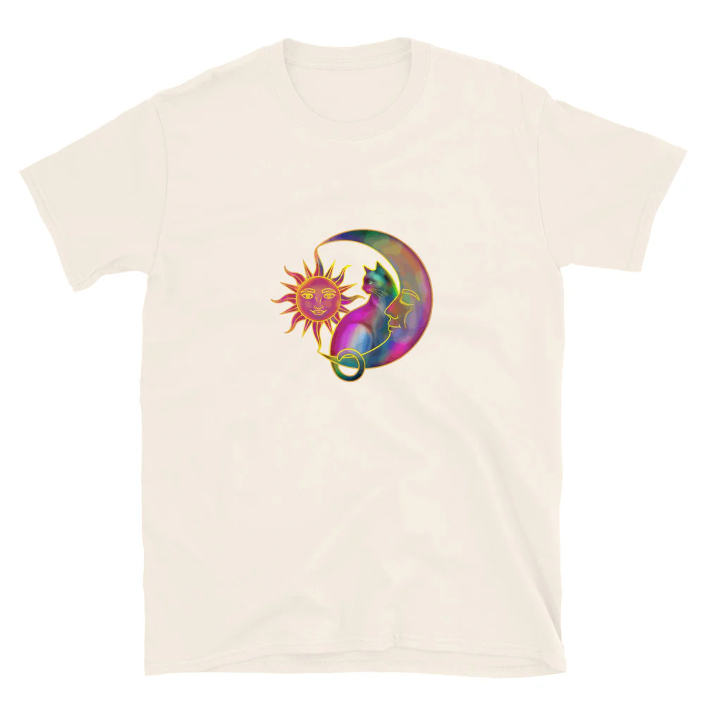 Sweet Sun & Moon With Cat T-Shirt - Image 16