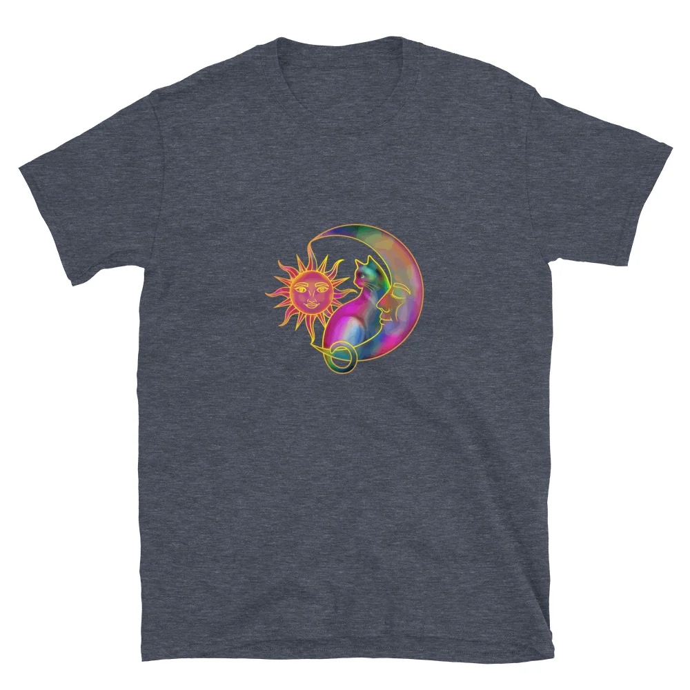 Sweet Sun & Moon With Cat T-Shirt - Image 9