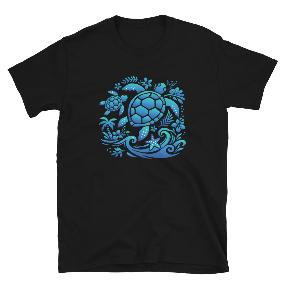 Swimming Sea Turtles T-Shirt - Image 3