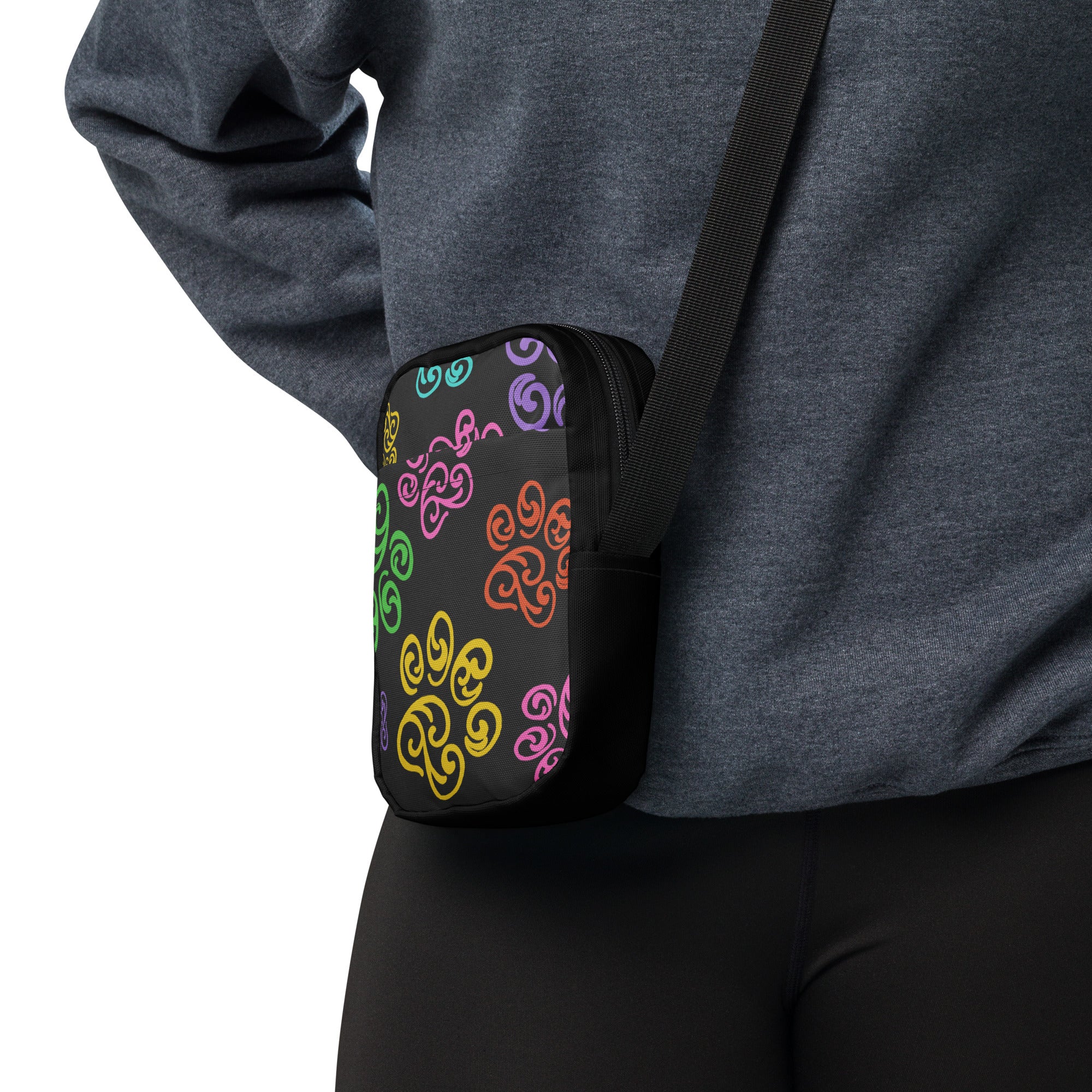 Swirling Paws Utility Crossbody Bag - Image 5