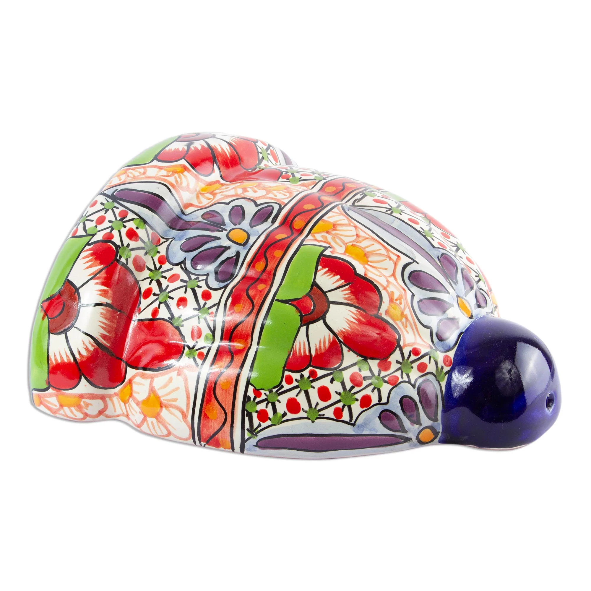Talavera Garden Ceramic Wall Planter Hand Crafted in Mexico - Image 3