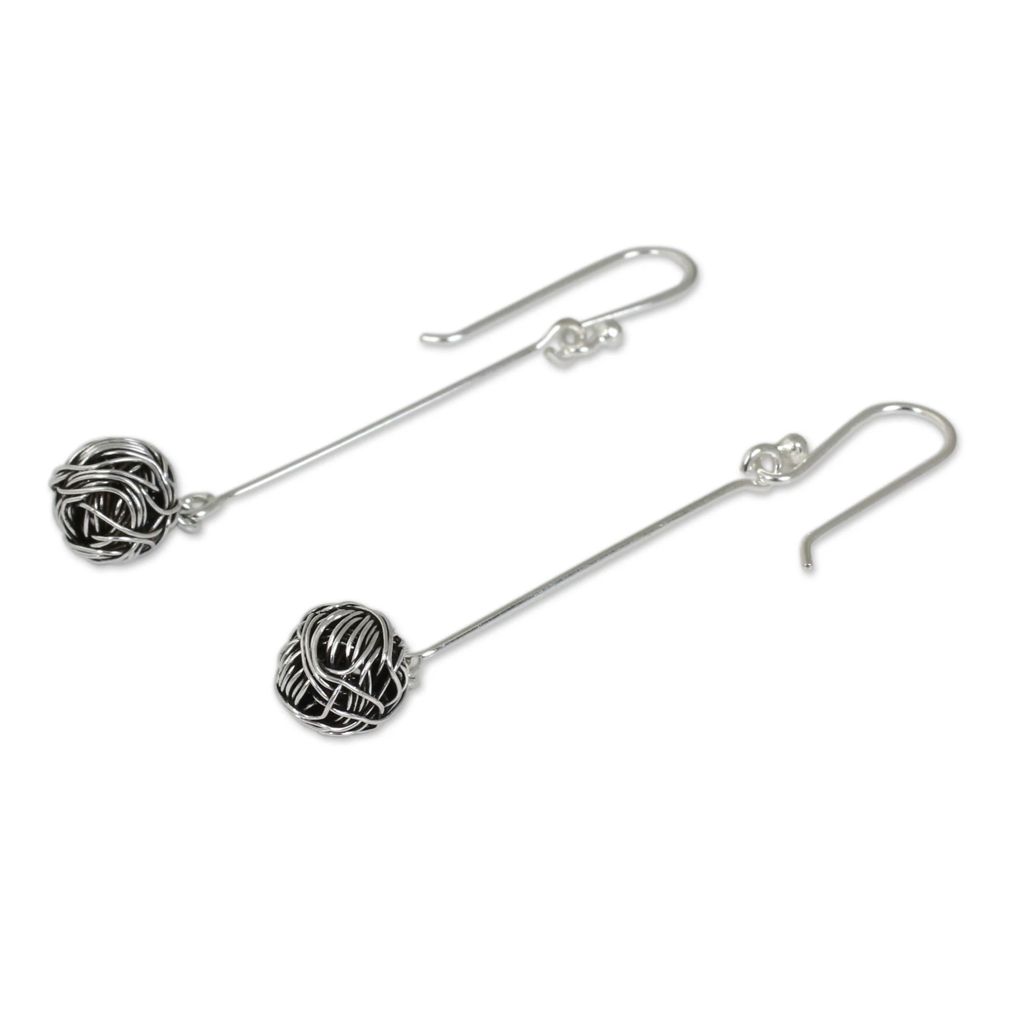 Tangle Sterling Silver Dangle Earrings - Image 3