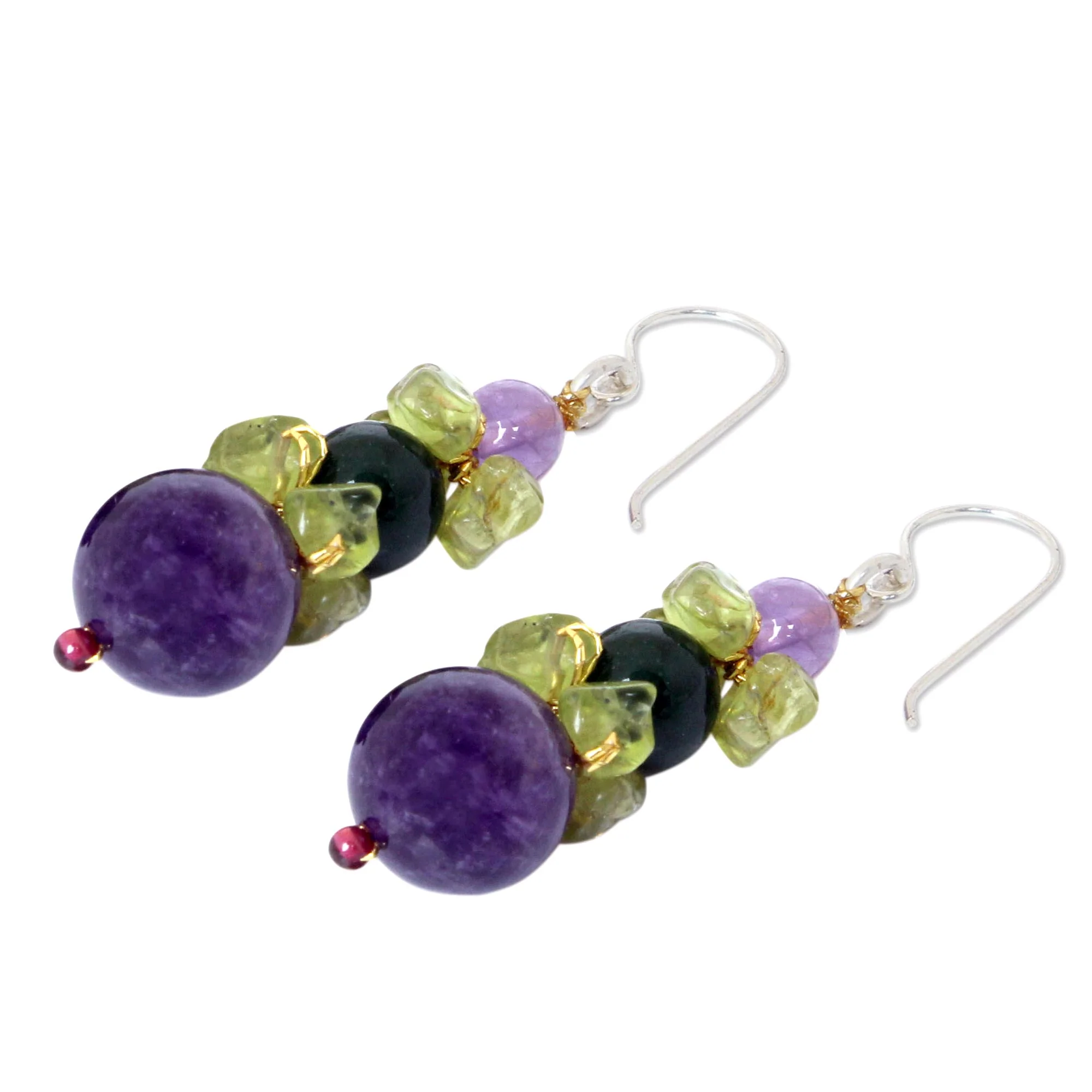 Thai Harmony Sterling Silver Earrings - Image 3