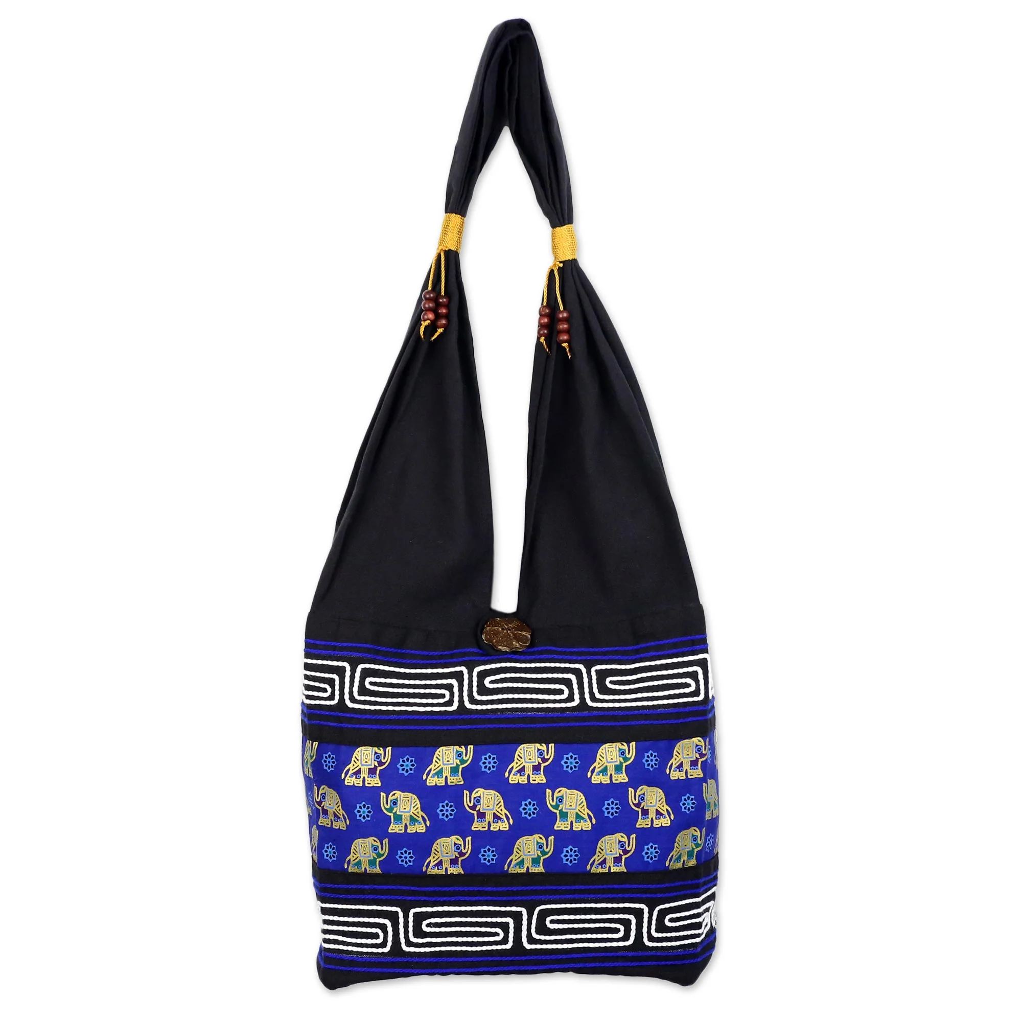 Thai Siam Cotton Blend Shoulder Bag - Image 4