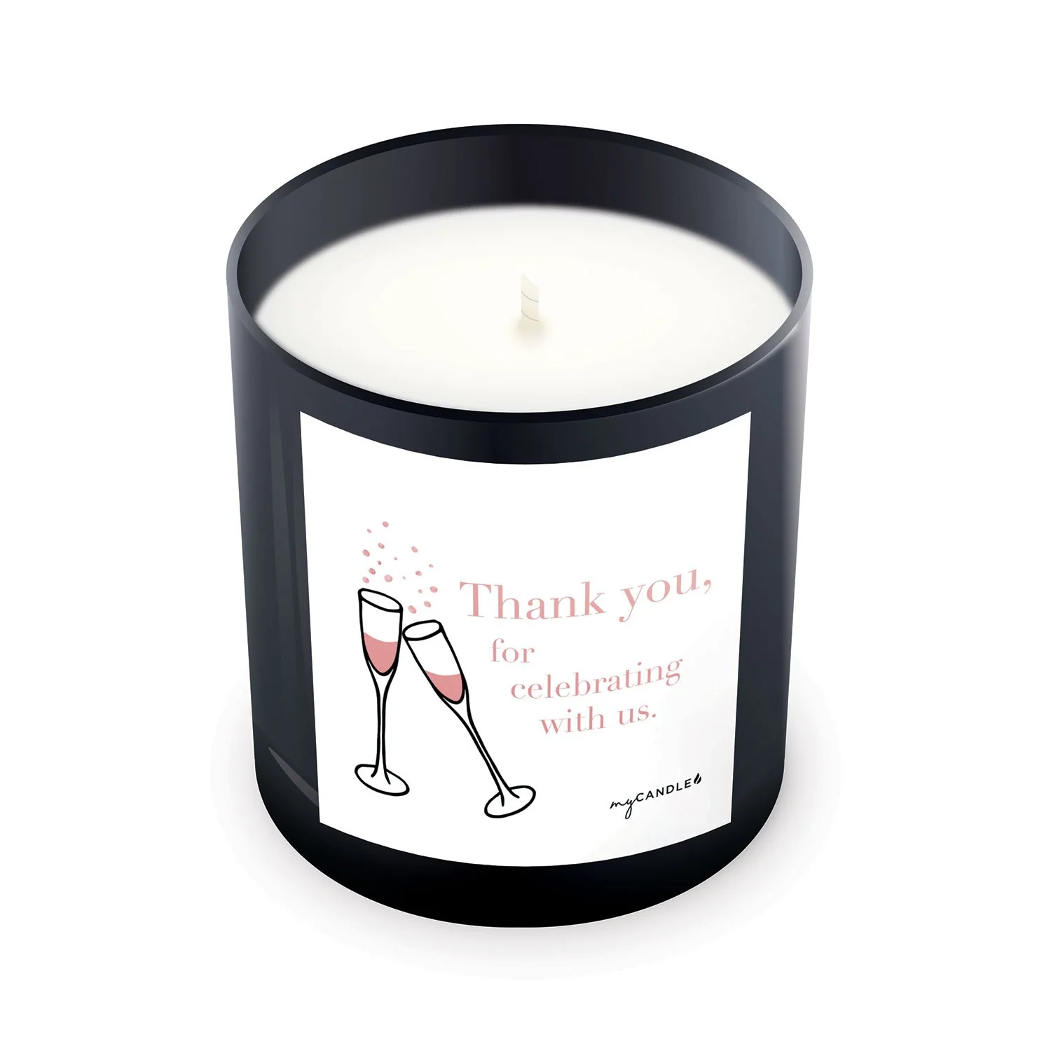 Thank You for Celebrating With Us Soy Wax Candle - Image 6