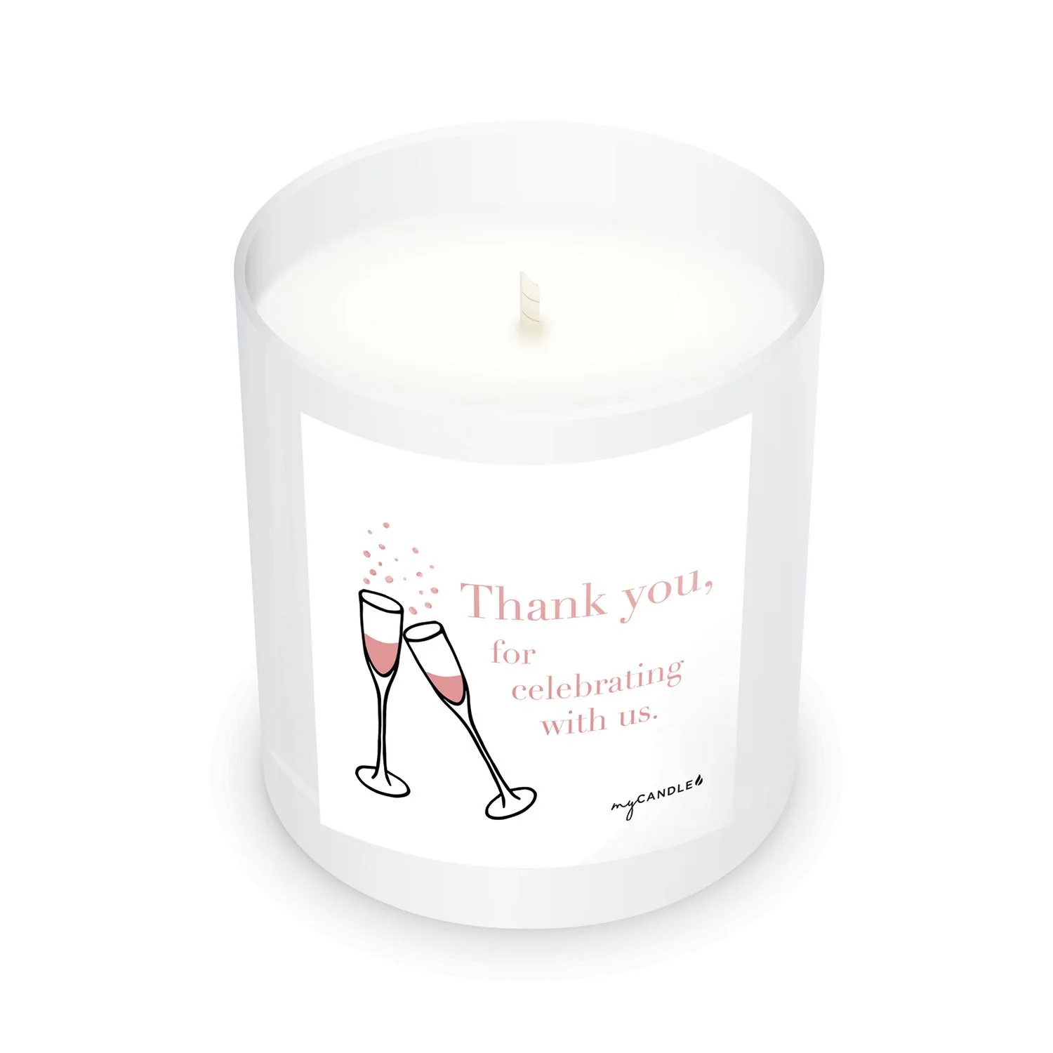 Thank You for Celebrating With Us Soy Wax Candle - Image 8