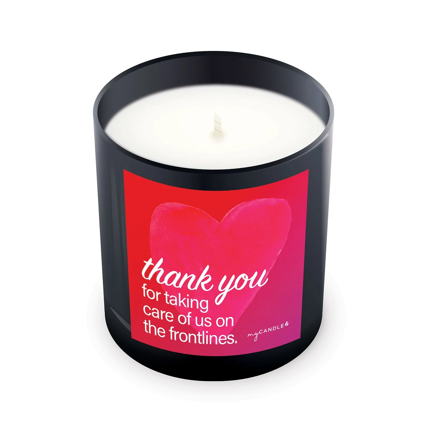 Thank You for Taking Care of Us on the Frontlines Candle - Image 3