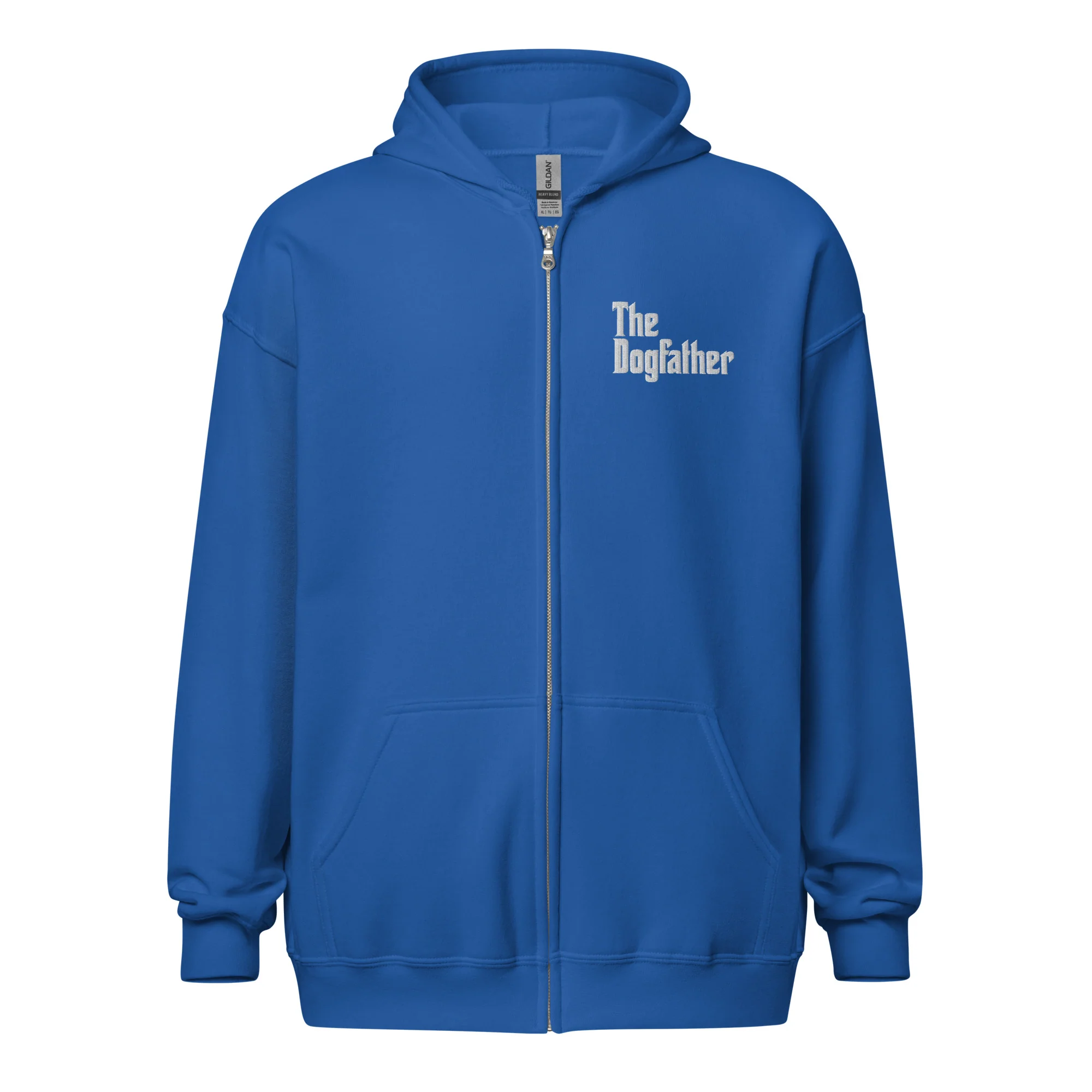 The Dogfather Unisex Heavy Blend Zip Hoodie - Image 6