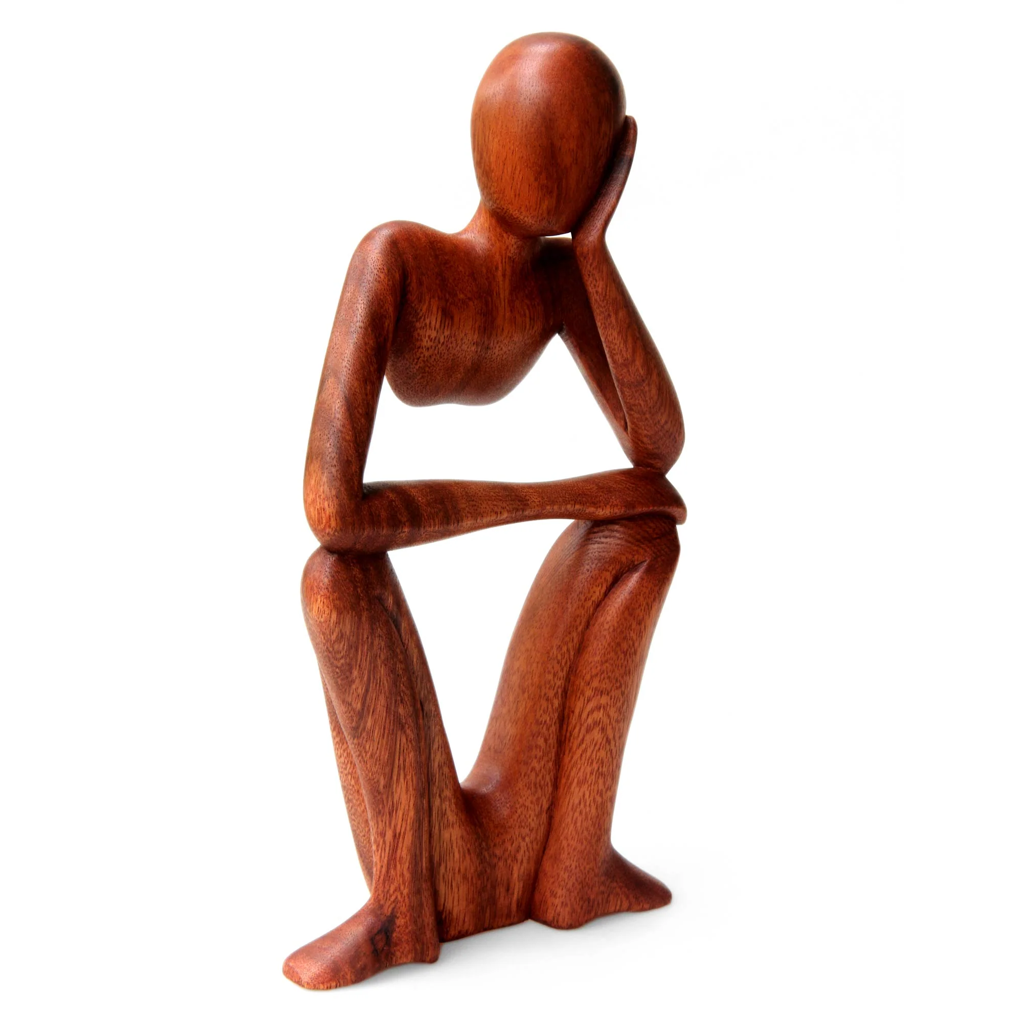 Thinking of You Wood sculpture - Image 3