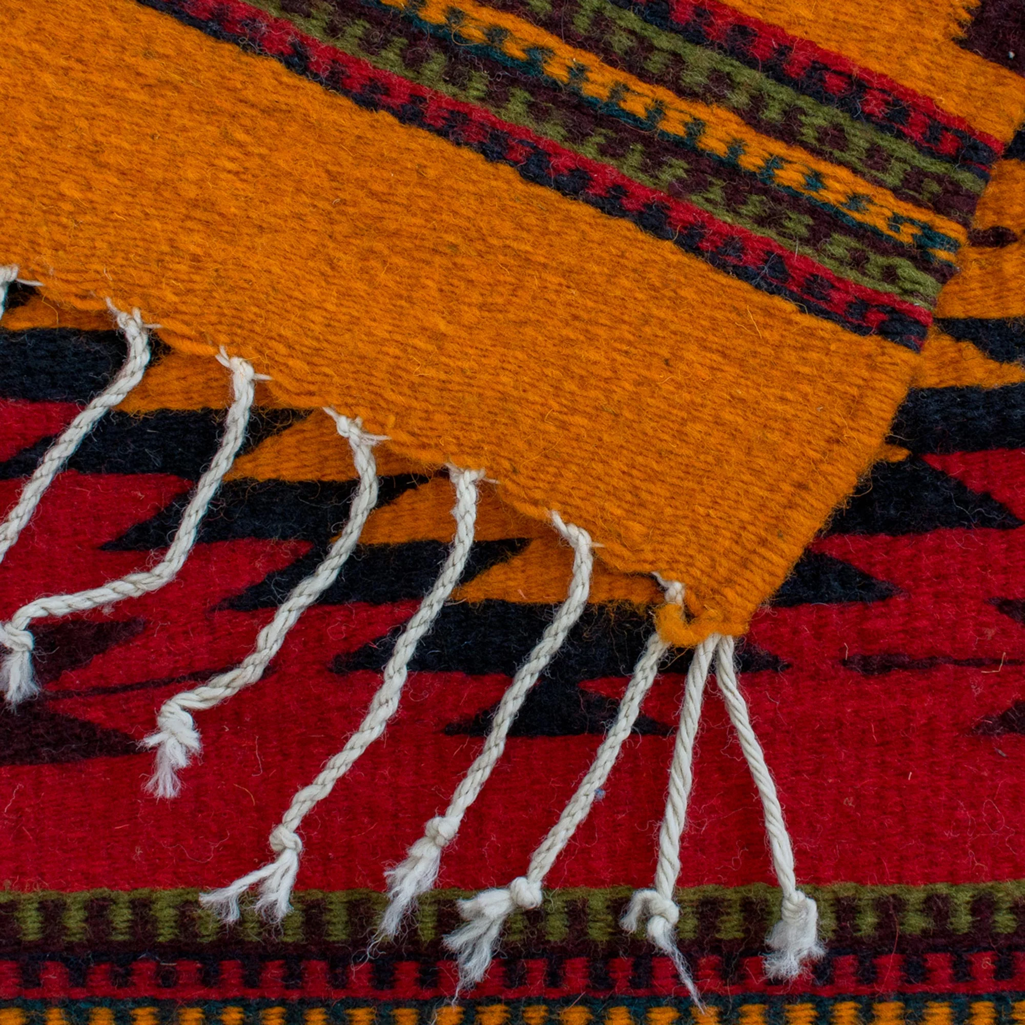 Three Diamonds Wool Area Rug - Image 4