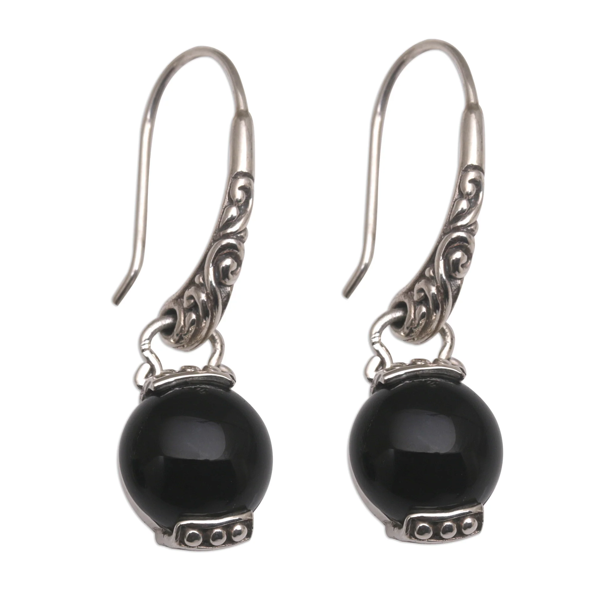 Tilem Moon Sterling Silver Earrings - Image 2
