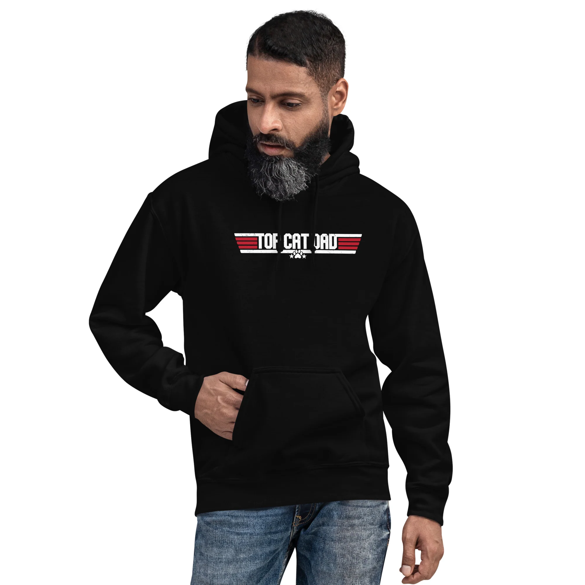 Top Cat Dad Hoodie - Image 2