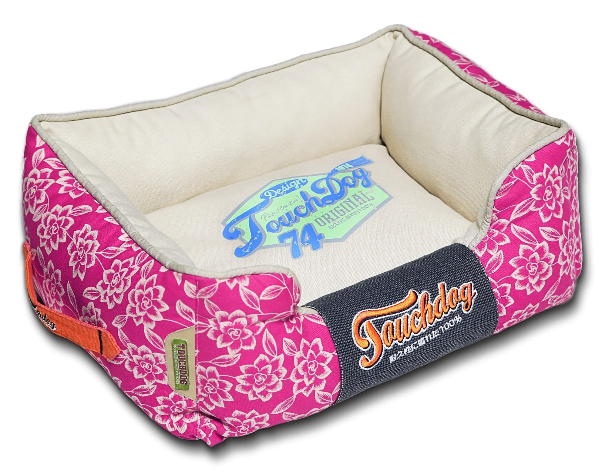 Touchdog&reg; Rose-Petal Patterned Dog Bed - Image 5