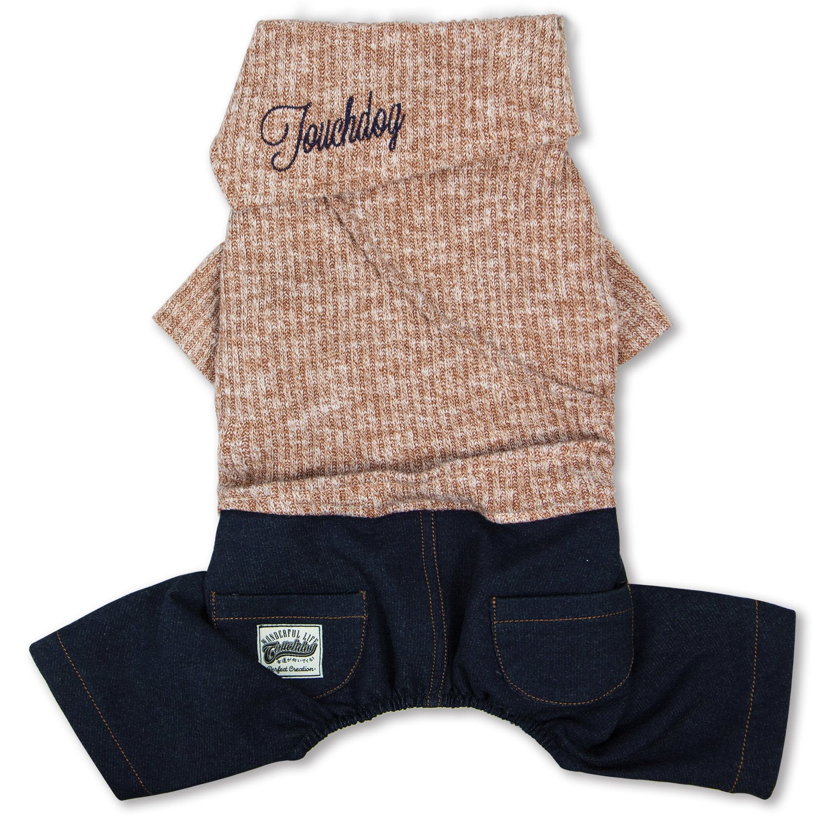 Touchdog Vogue Sweater & Denim Pant Outfit - Image 14