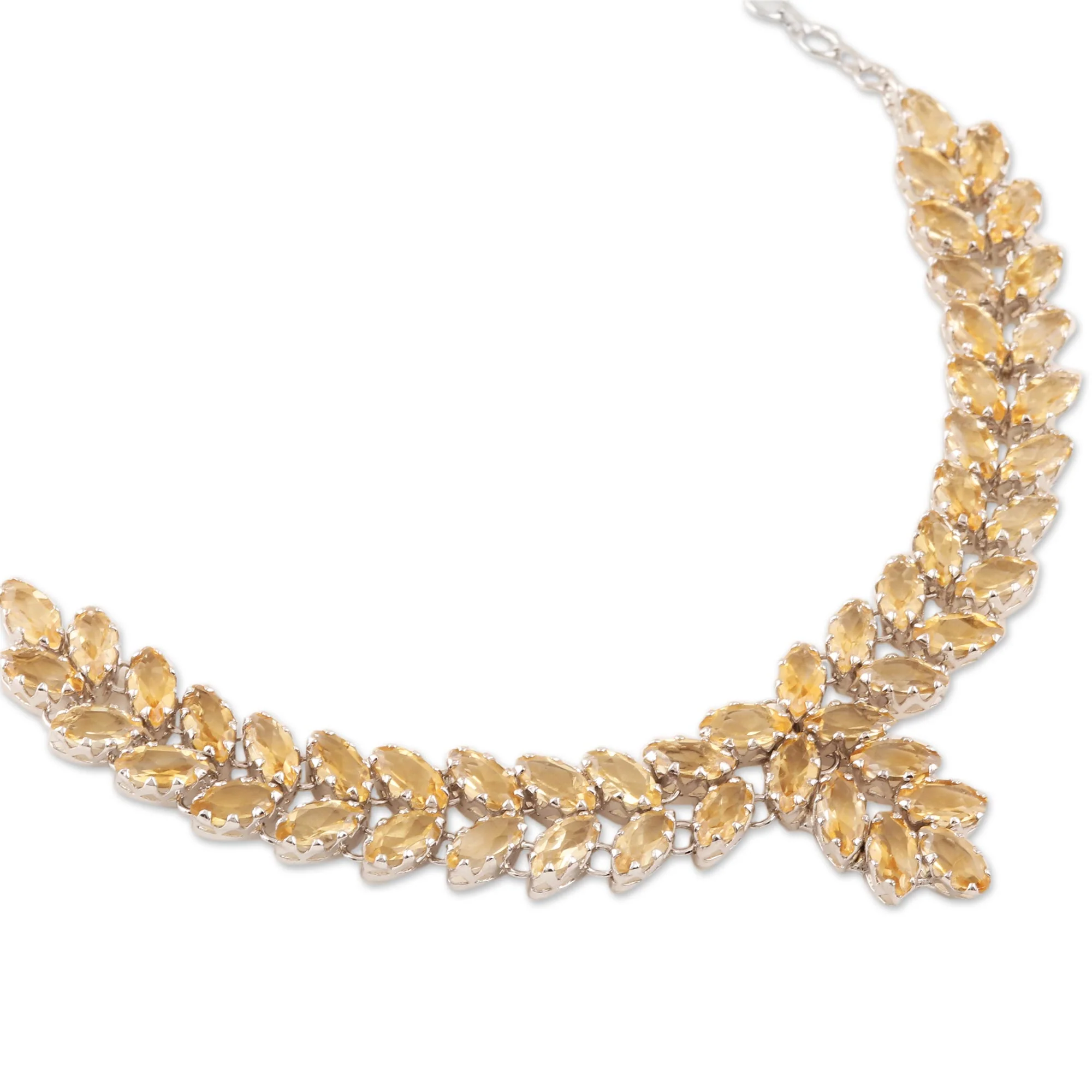 Treasured Garland Pendant Necklace with 25 Carats of Citrine - Image 5