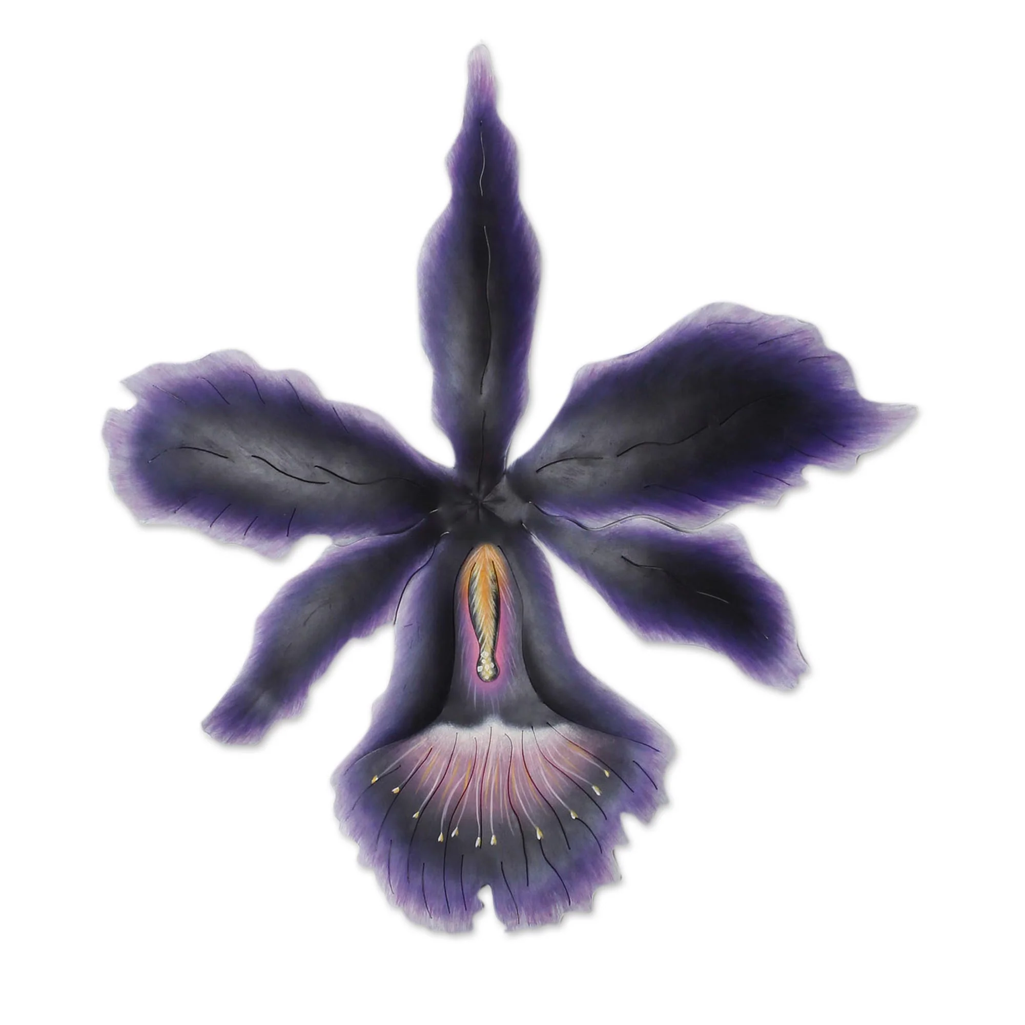 Tropical Orchid Steel wall art - Image 2