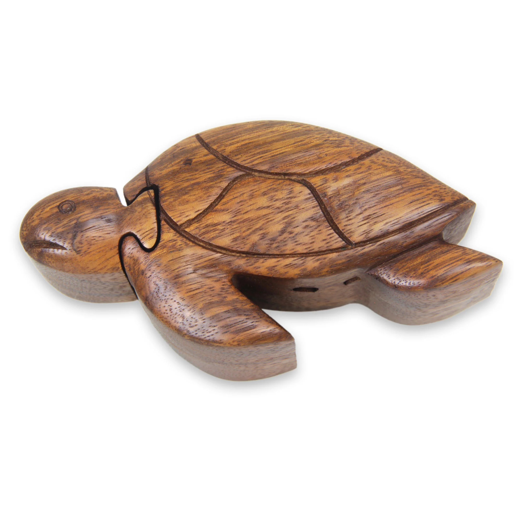 Turtle Wisdom Wood Puzzle Box - Image 2