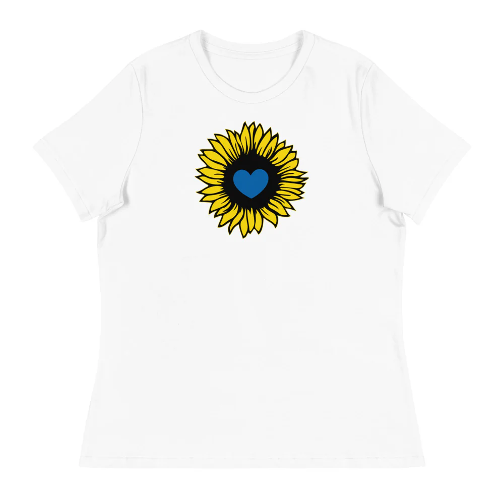 Ukraine Sunflower Women's Relaxed T-Shirt - Image 7