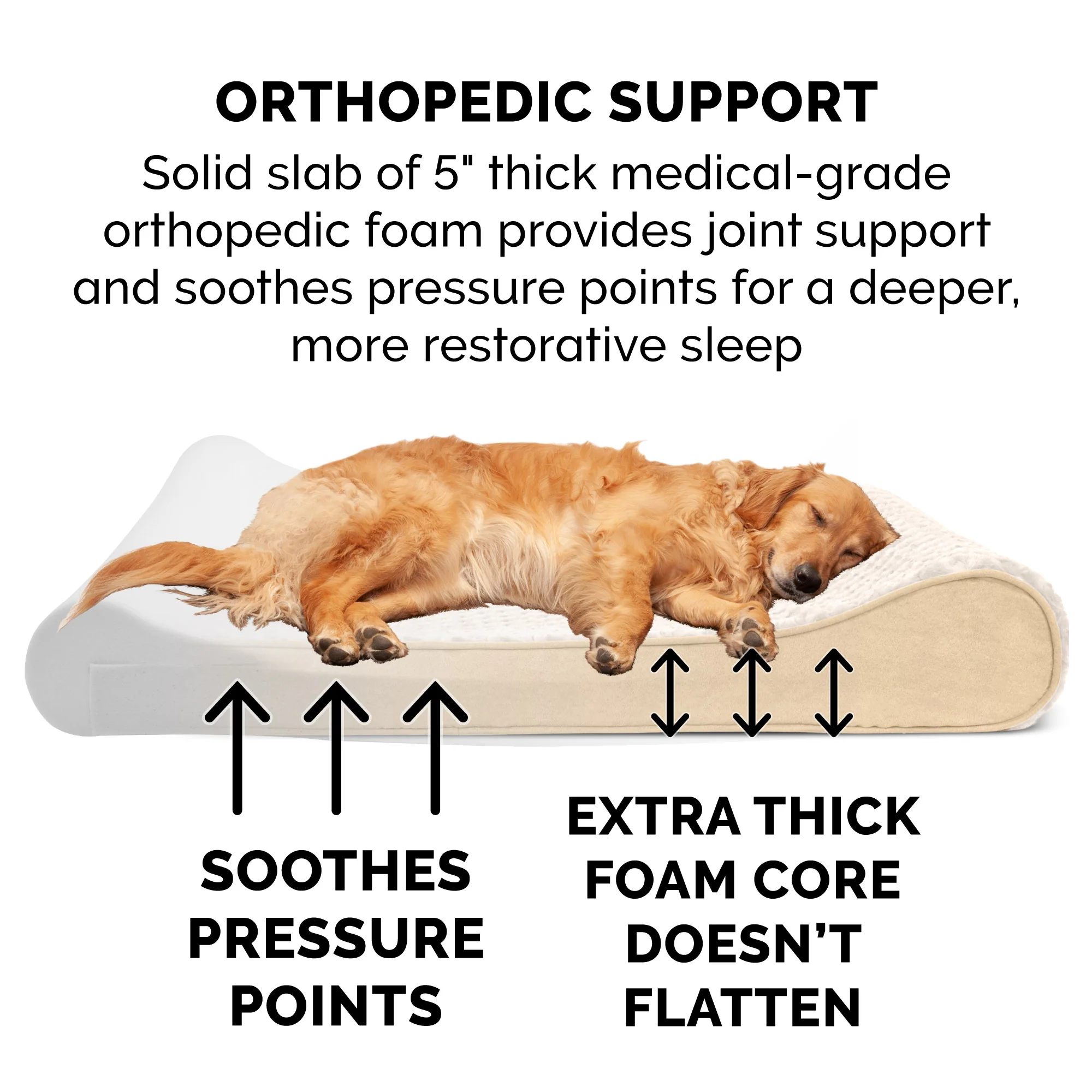 Ultra Plush Luxe Lounger Pet Bed - Image 4