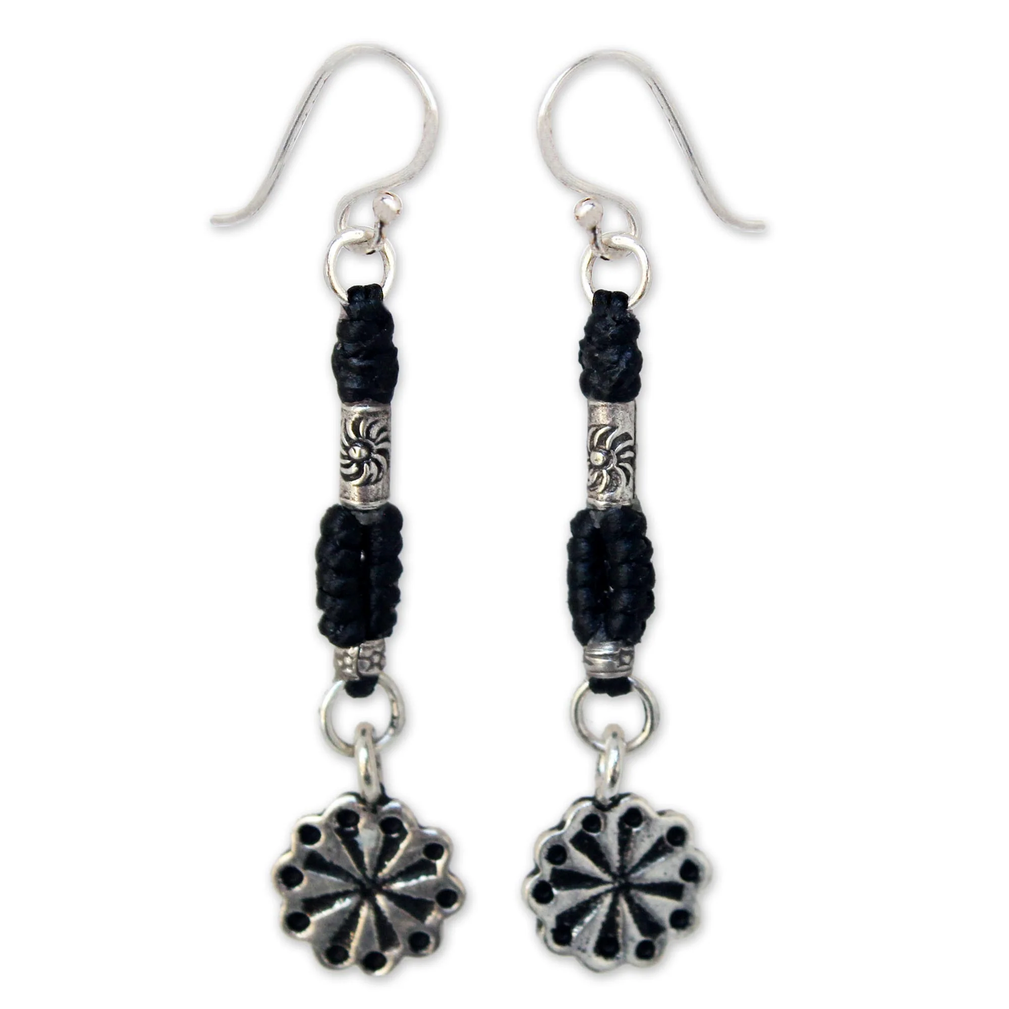 Urban Sparkler Silver dangle earrings - Image 2