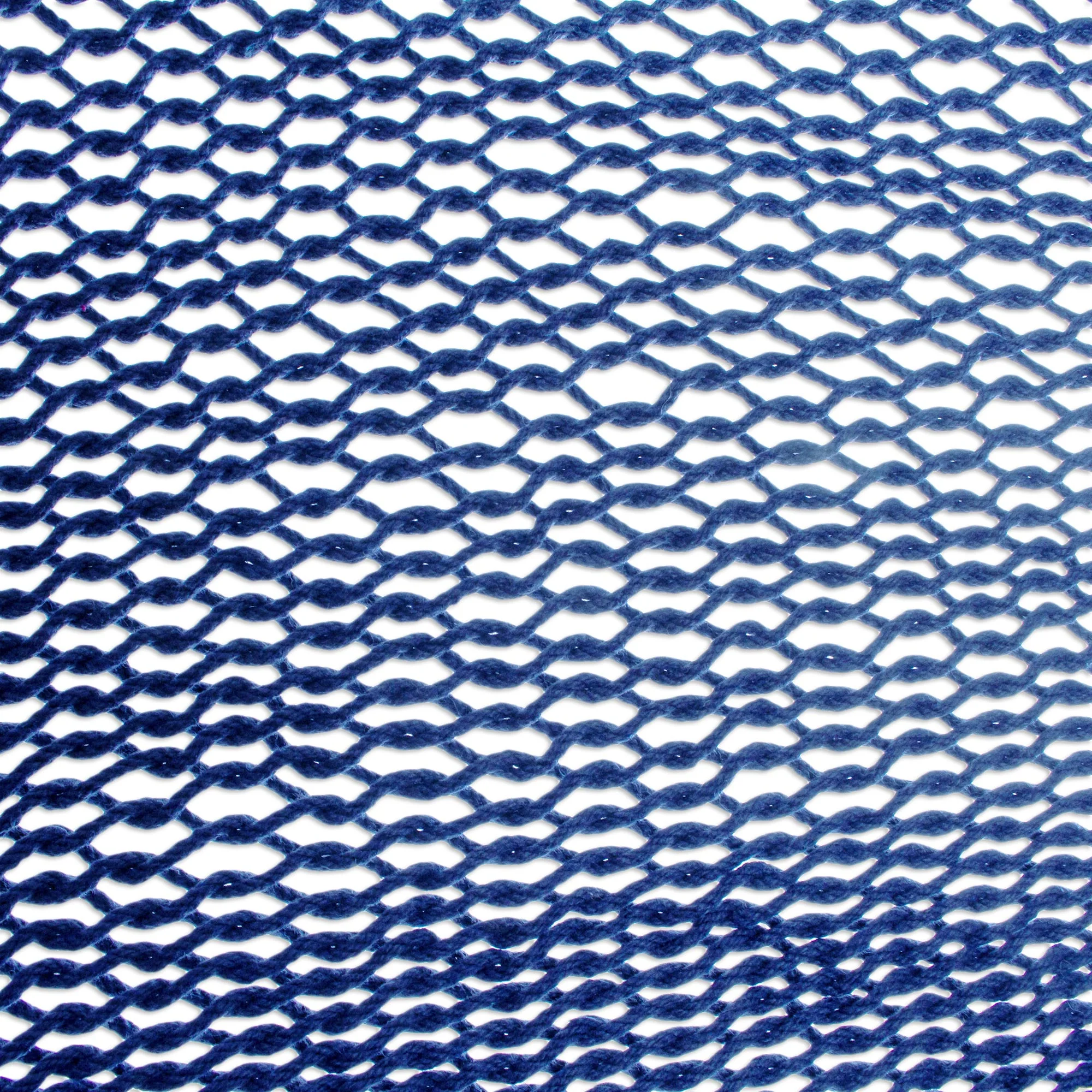 Uxmal Navy Blue Cotton Rope Hammock (Triple) - Image 3
