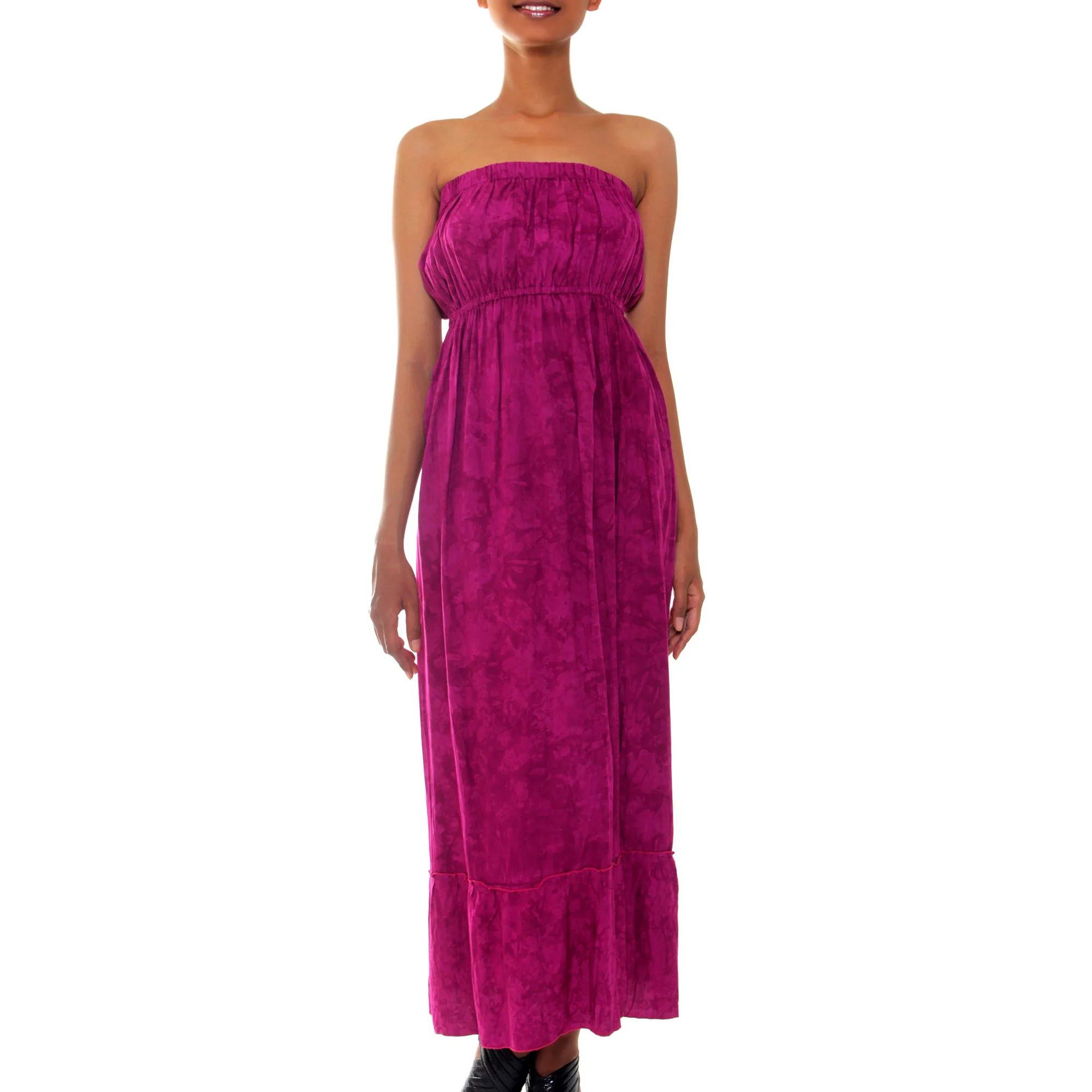 Vibrant Ubud Pink Batik Sundress - Image 2