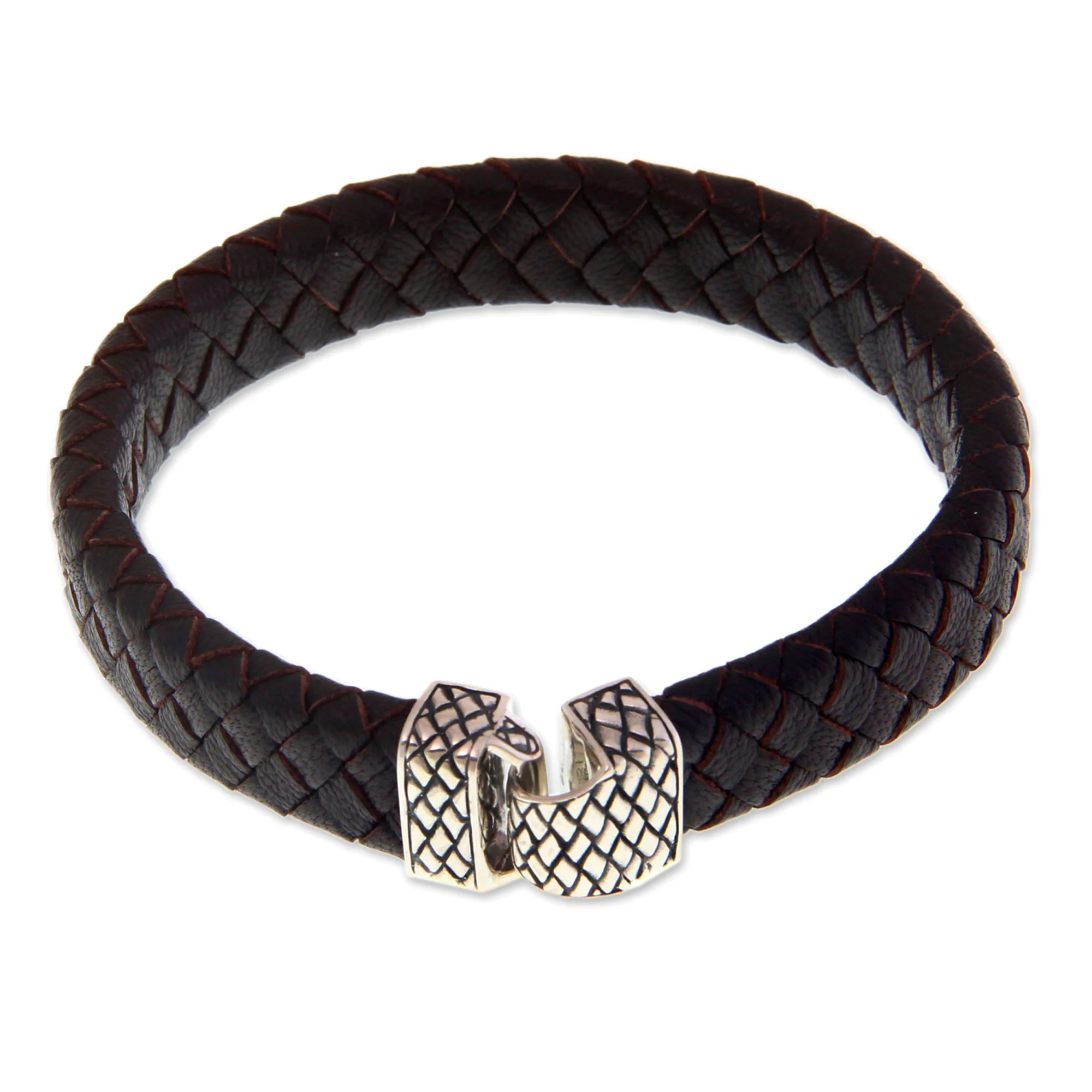 Virile Leather Men's Bracelet - Image 2