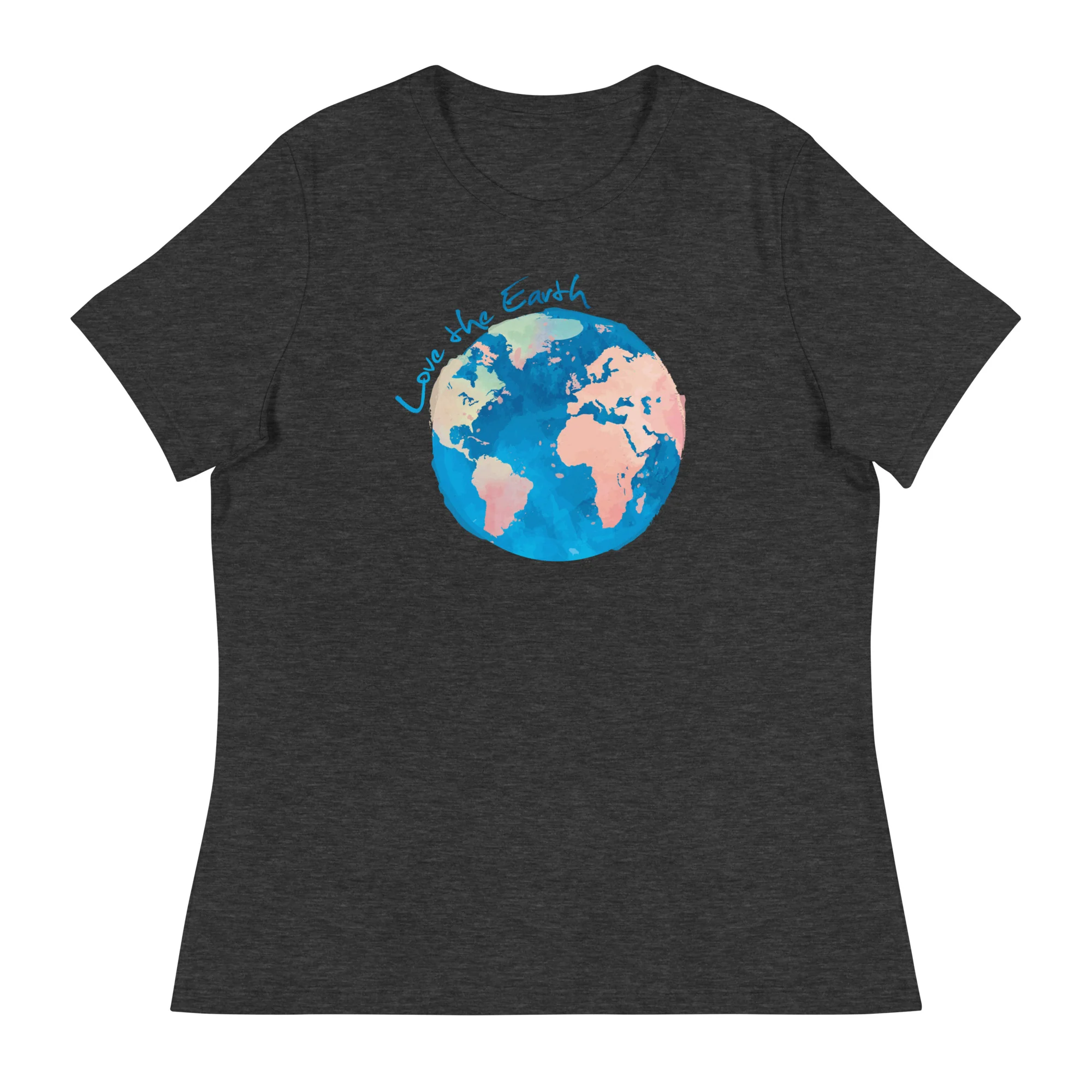 Watercolor Earth Women's Relaxed T-Shirt - Image 5