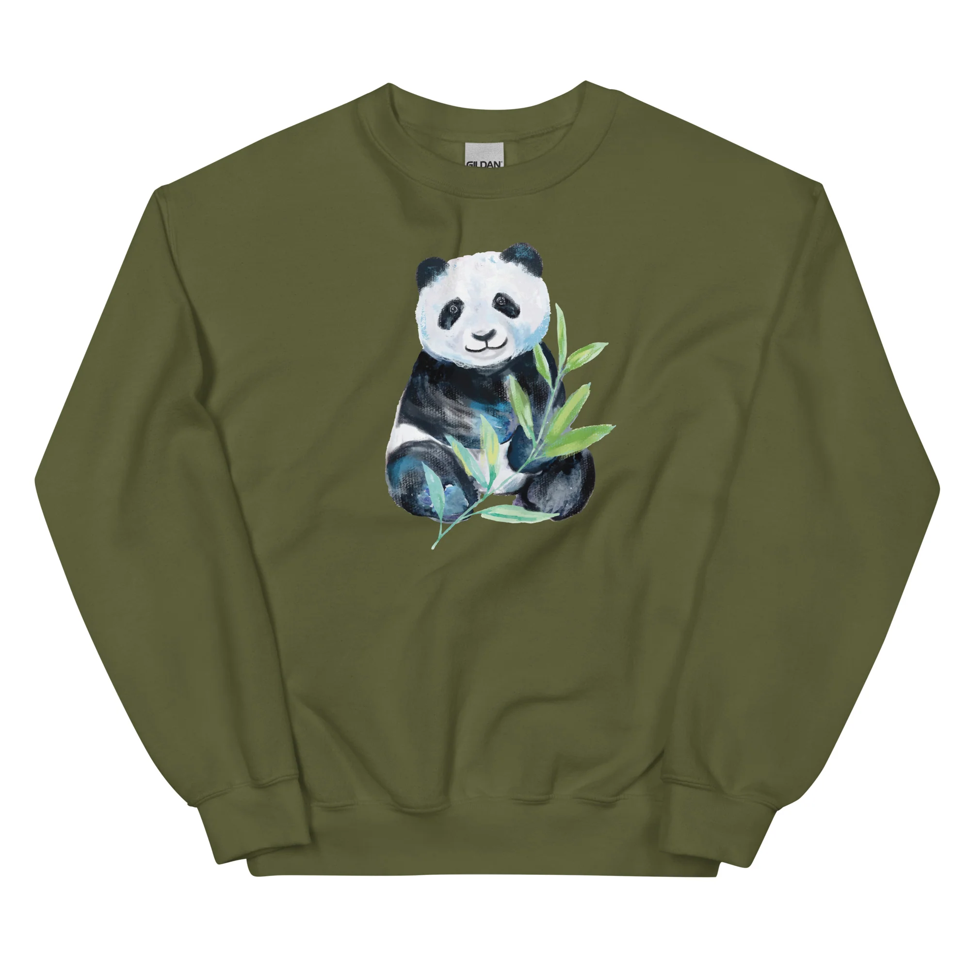 Watercolor Panda Crewneck Sweatshirt - Image 7