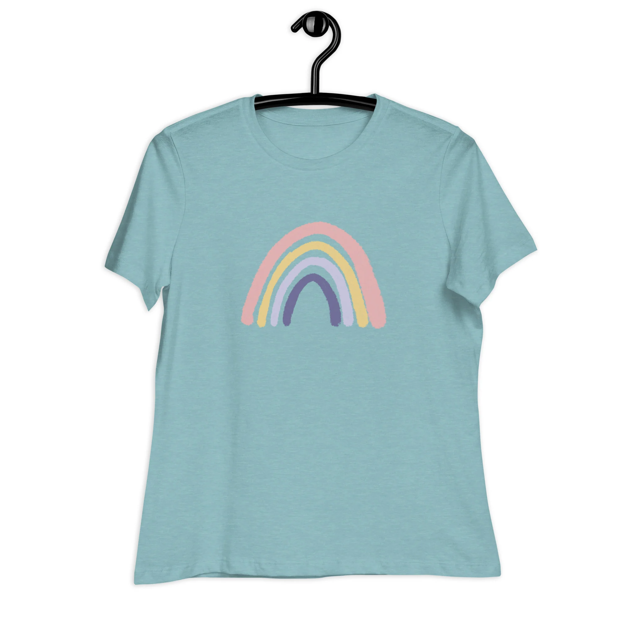 Watercolor Rainbow Women's Relaxed T-Shirt - Image 6