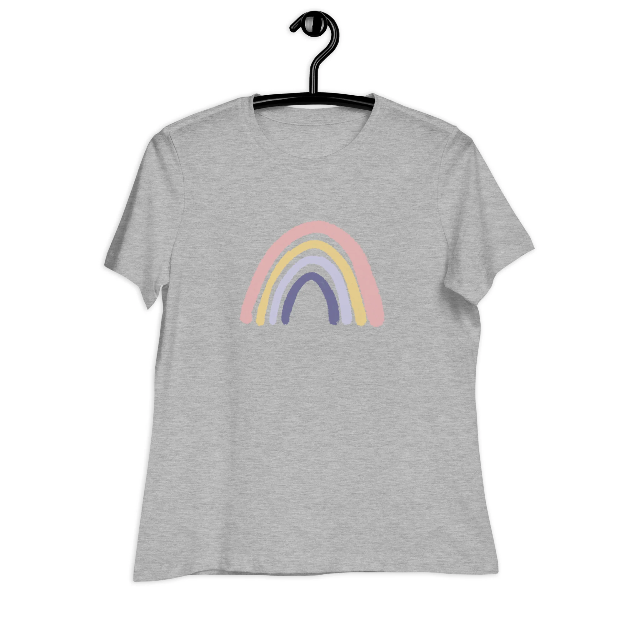 Watercolor Rainbow Women's Relaxed T-Shirt - Image 7