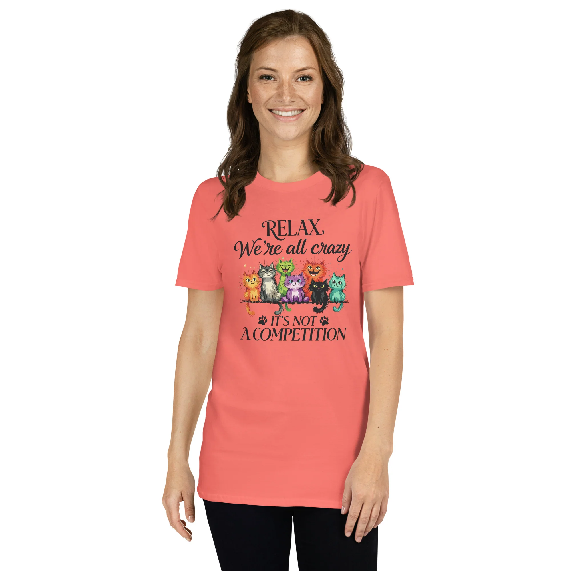 We're All Crazy Here T-Shirt - Image 2