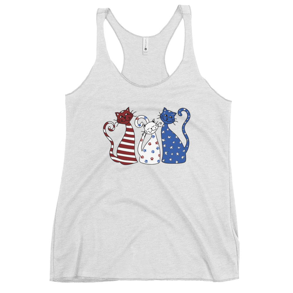 Whimsy Americana Cats Tank - Image 7