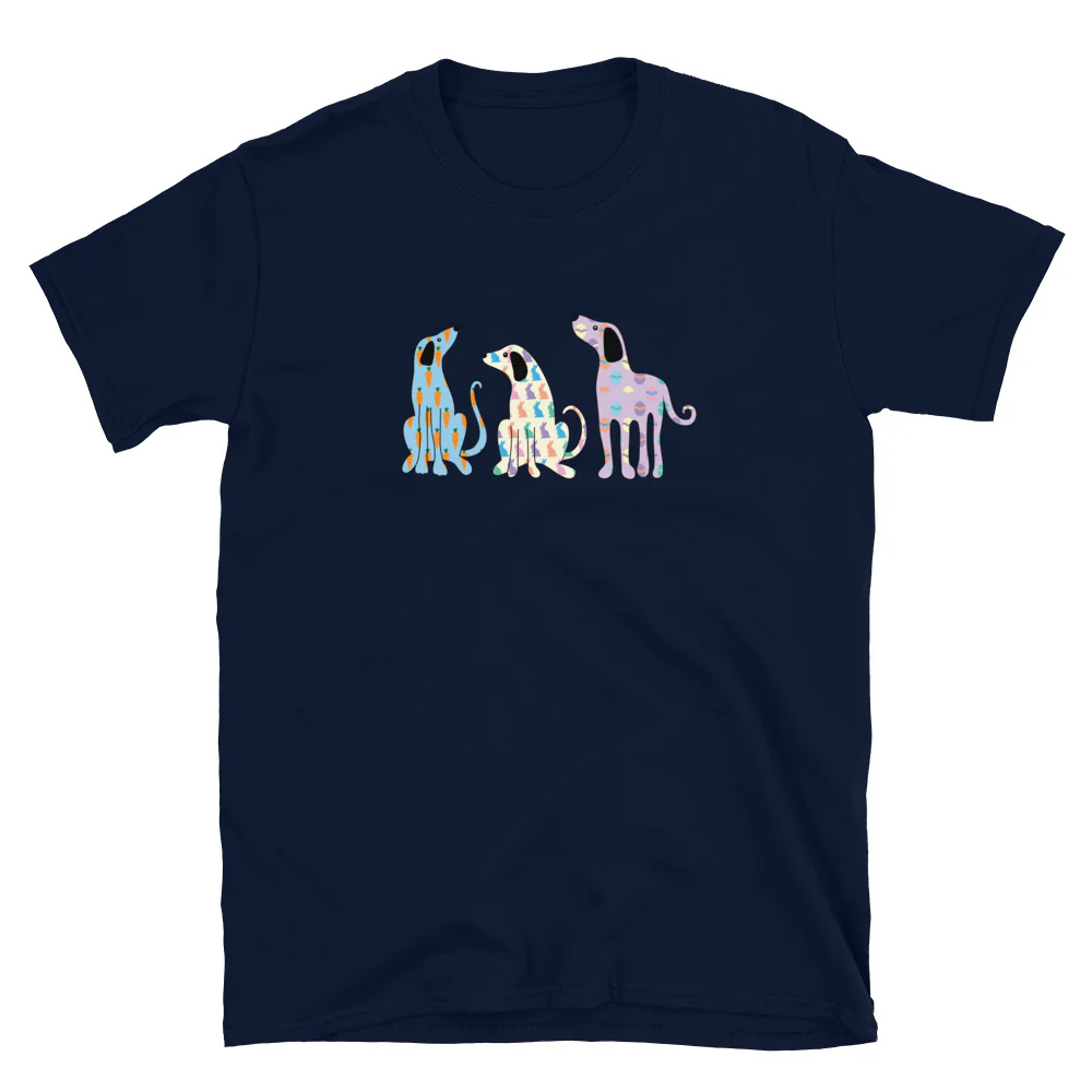 Whimsy Easter Dogs T-Shirt - Image 3