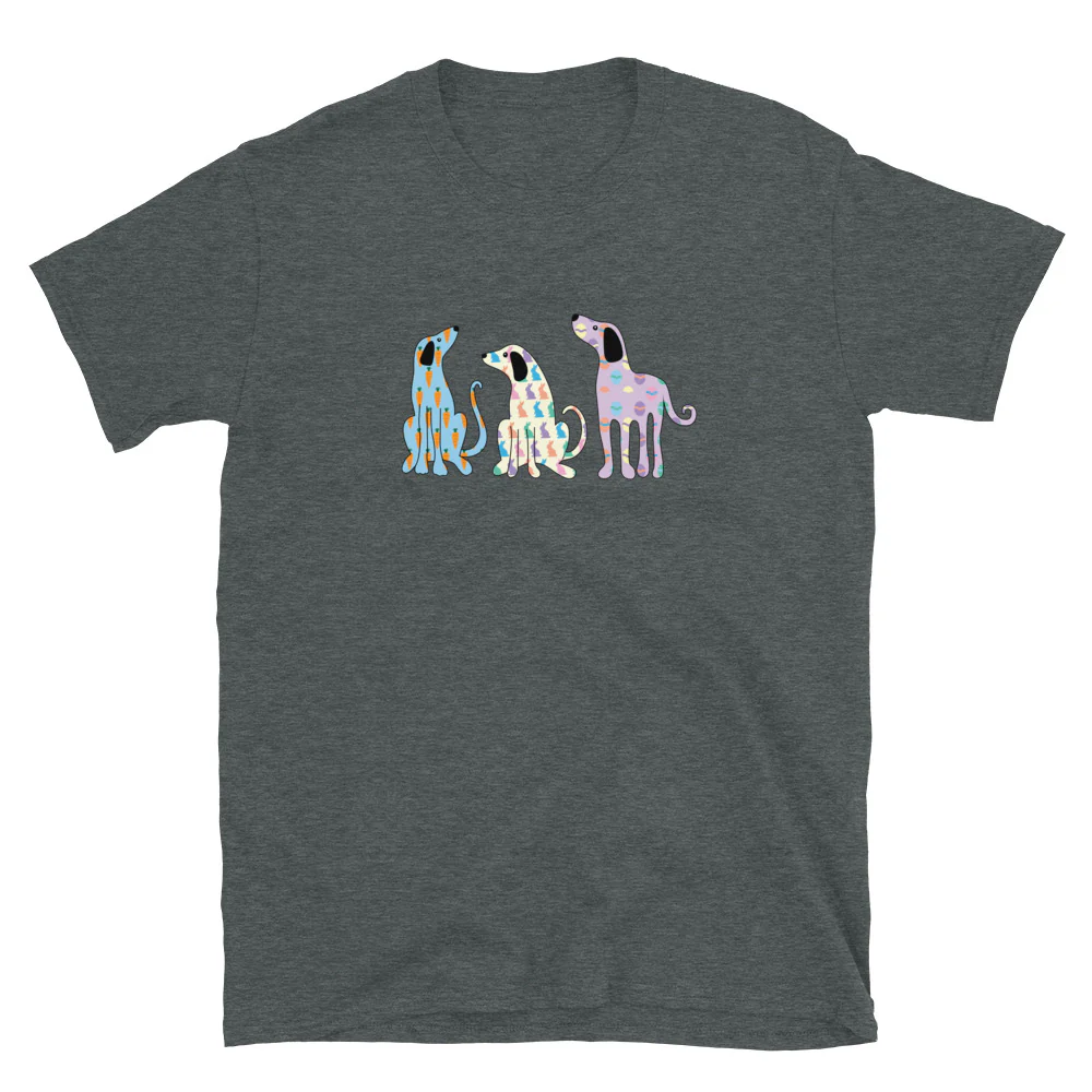 Whimsy Easter Dogs T-Shirt - Image 4