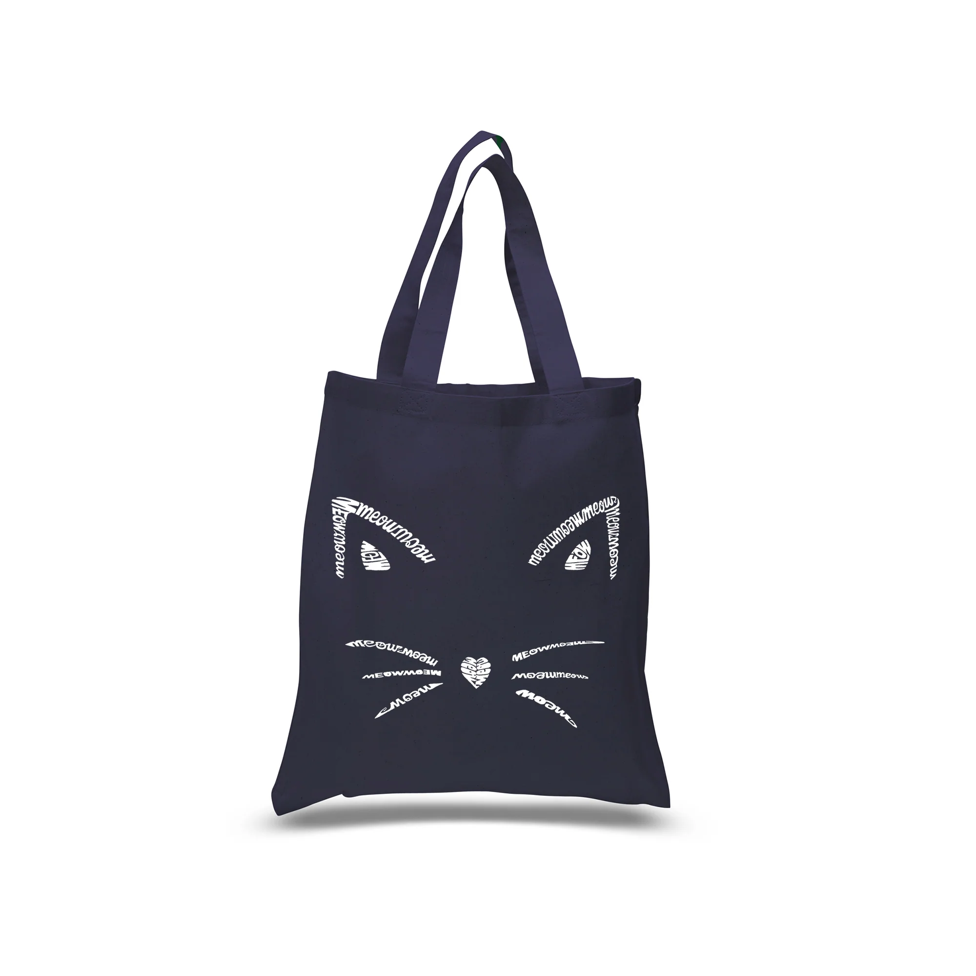 Whiskers  - Small Word Art Tote Bag - Image 3