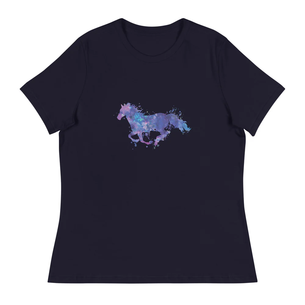 Wild Horse of the Night Women's Relaxed T-Shirt - Image 3