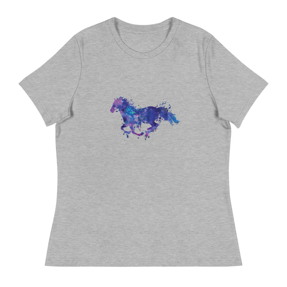 Wild Horse of the Night Women's Relaxed T-Shirt - Image 8