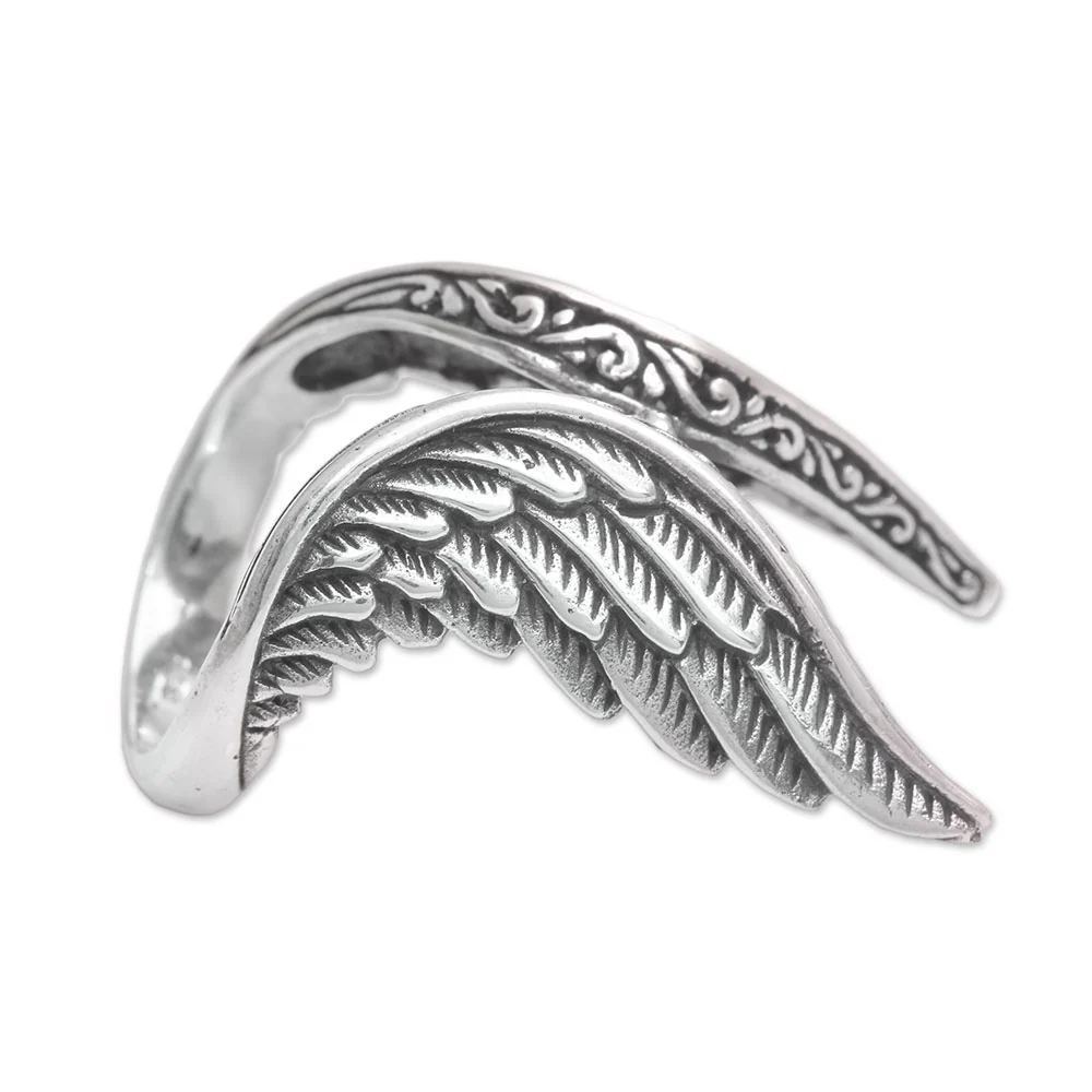 Winged Glory Silver Ring - Image 5