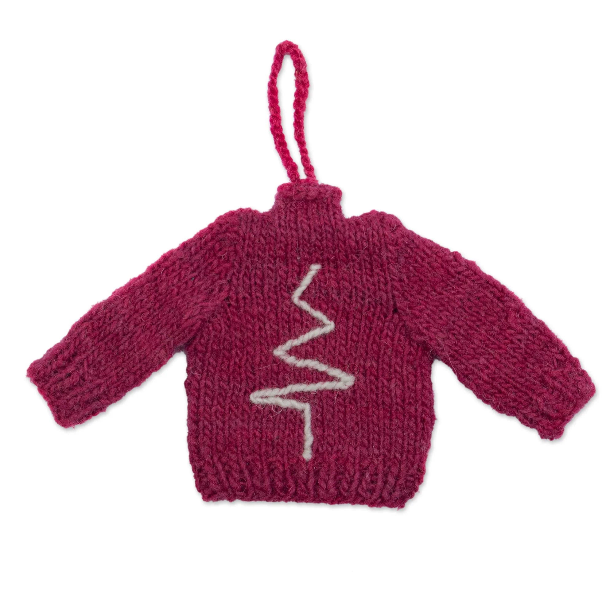 Winter Warmers Wool Ornaments from Peru (Set of 6) - Image 4
