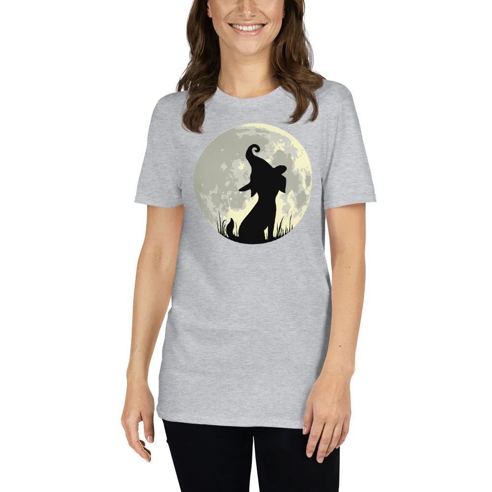 Witchy Cute Dog T-Shirt - Image 2