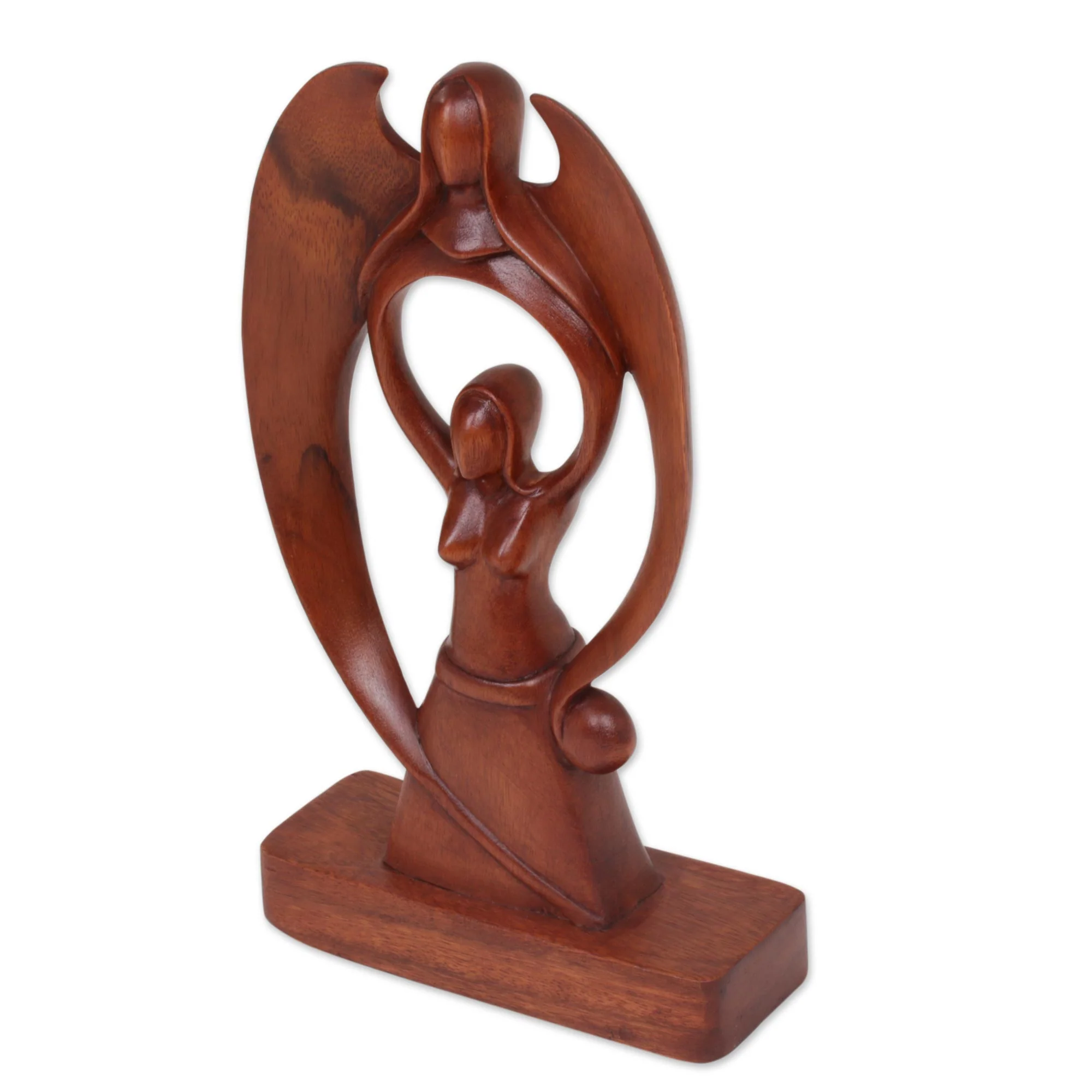 Woman & Angel Sculpture - Image 4