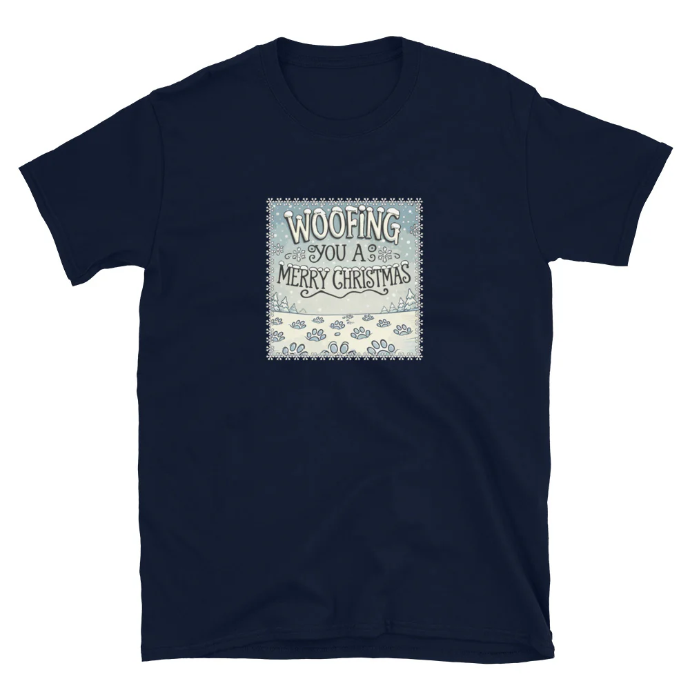 Woofing You A Merry Christmas T-Shirt - Image 2