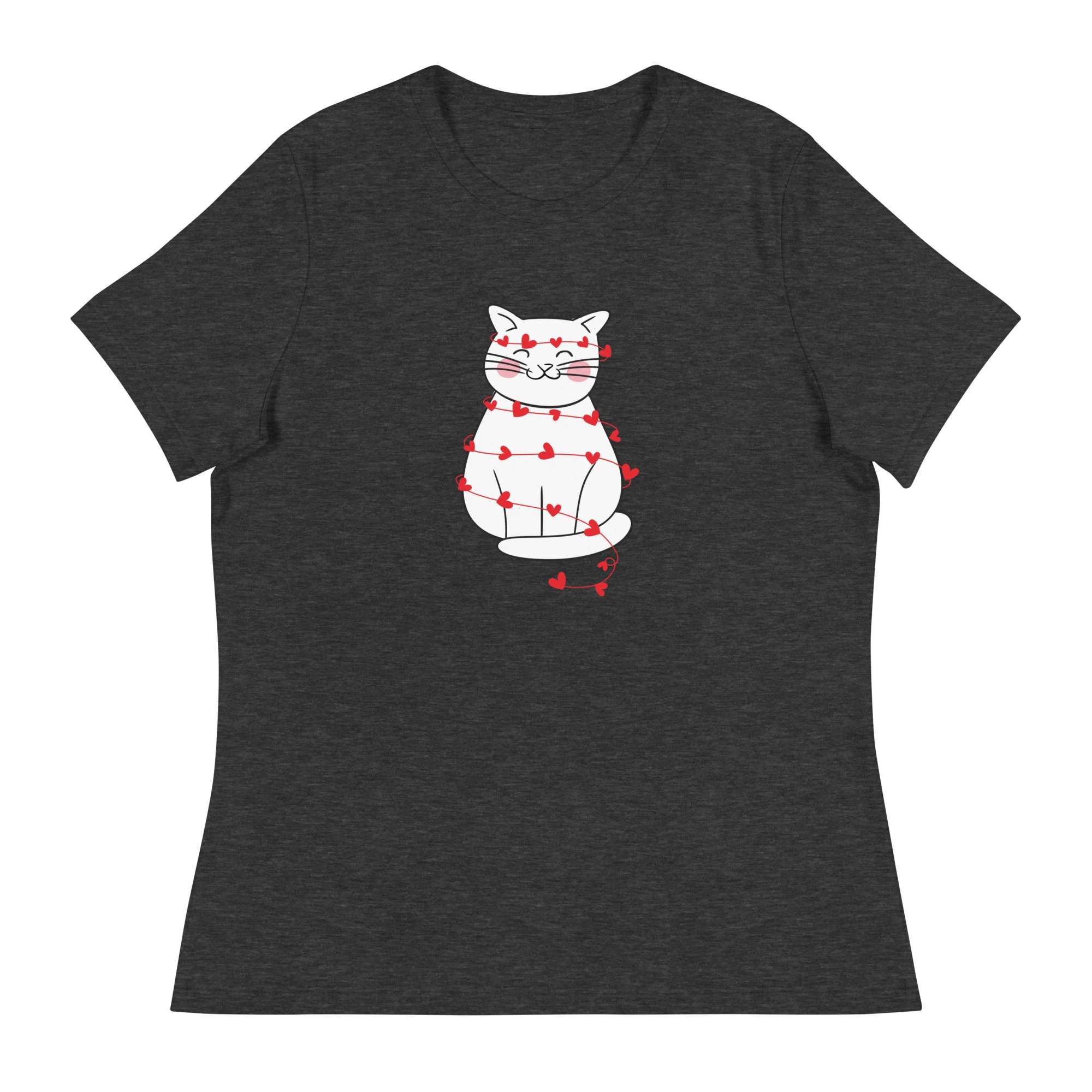 Wrapped in Love Kitty Women's Relaxed T-Shirt - Image 5